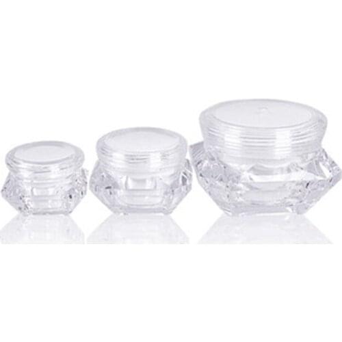 5G 10G15G Empty Cosmetic Jar Pot Eyeshadow Makeup Face Cream Container Bottle Acrylic for Creams Skin Care Products makeup tool