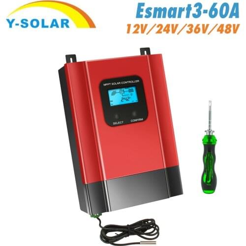60A Mppt Solar Controller 12V/24V/36V/48V Automatic Identification ESmart3-60A Box-M1