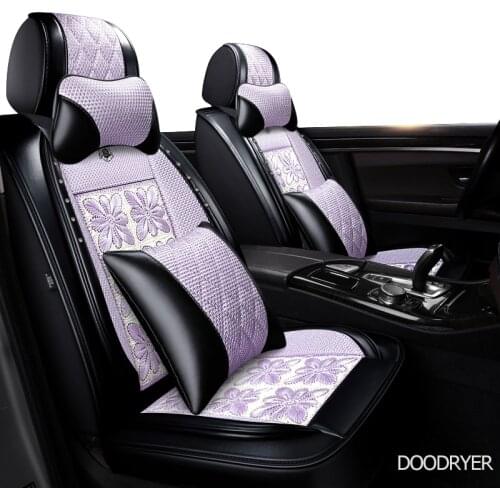 DOODRYER flax car seat covers For renault captur duster logan fluence 2013 kadjar megane laguna auto accessories seat covers
