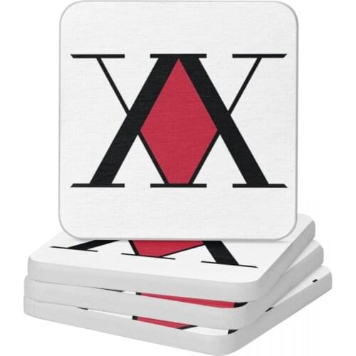 Hunter Association Logo Diatomite Square Round Shape Coaster MildewProof Cup Bonsai Mat Soap Toothbrush Pad Diameter 10cm