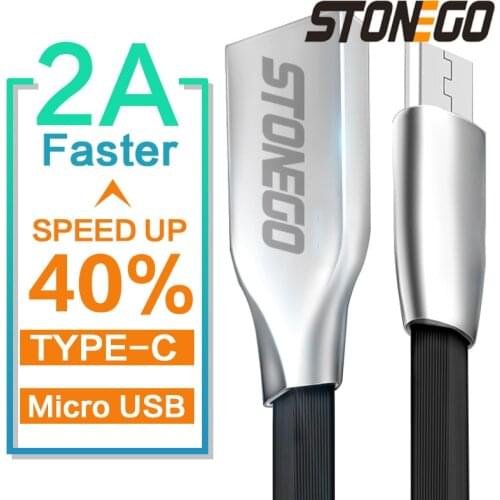 STONEGO Micro USB Cable / TYPE C Cable Data sync Transmission Android USB charging Cable for Samsung Xiaomi Huawei Microusb Cord