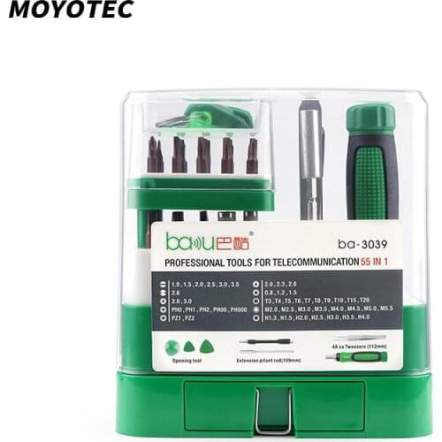 MOYOTEC 55 In 1 Multi-functional Screwdriver Set Precision Hand Tools Set For Mobile Computer Camera Repair Household Tools Set