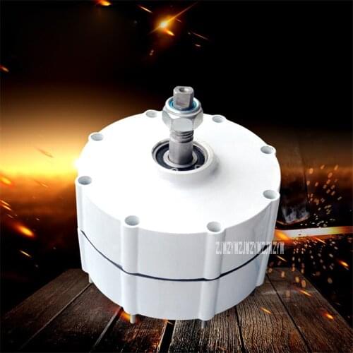 NE-500W Three-phase AC Permanent Magnet Generator Wind Power Alternator 500W Wind Turbine Generator 12V/24V 600r/min IP55 20MM