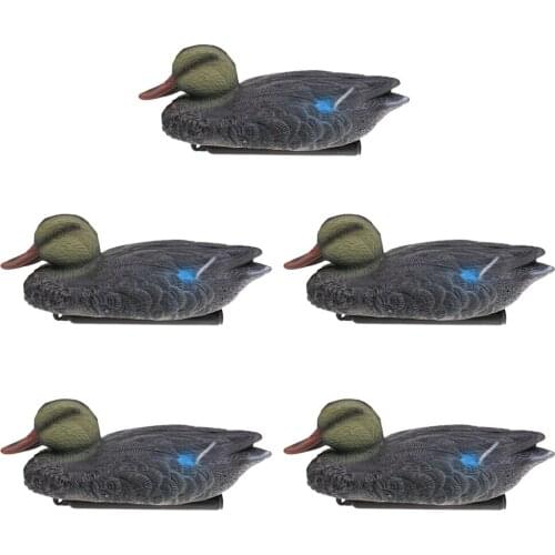 5 Pieces Outdoor Floating Mallard Duck Decoy Hunting Decoys Garden Yard Ornaments Hunting Decoy Replacement