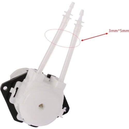 DC 12V Peristaltic Dosing Pump 3x5mm DIY Head Tube For Lab Analytical Liquid Water Pump