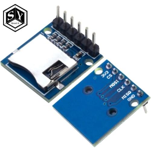1PCS Great IT Micro SD Storage Expansion Board Mini Micro SD TF Card Memory Shield Module With Pins ARM AVR