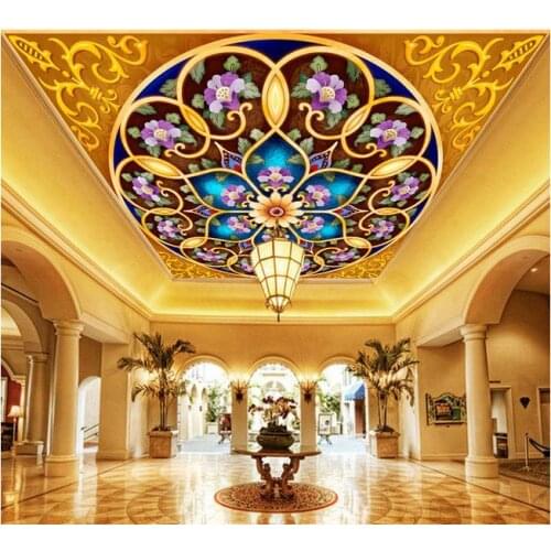 Custom photo wallpaper 3d wall mural wallpaper Flowers mural large villa frescoes zenith mural setting wall papers home decor