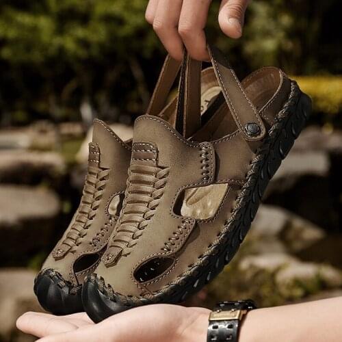 Athletic Sandals Mens Beach Sandals Sandalie Casual Shoes Men Fashion Man Flip Flops For Male Summer Slippers Mens Outdoor