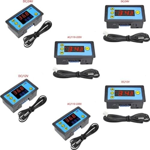 Universal Digtal Temperature Controller with Clear Display Screen for RV Trailer Precise Thermostat Regulator