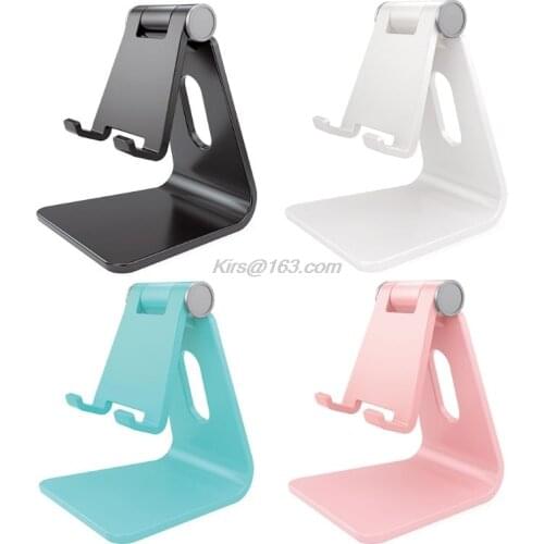 Universal Adjustable Mobile Phone Holder Plastic Non-slip Phone Stand Desktop Bracket Mount for iPhone Smart Cellphones
