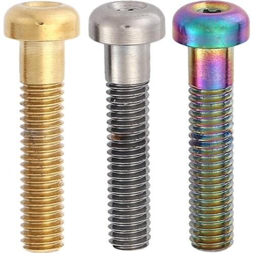 M6x30 Bike Headset Cap Screw MTB Bicycle Stem Top Cover Screw Cycling Accessory Fork Head Tube Cycling Accessories