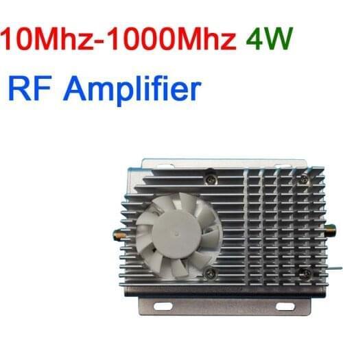10M-1000MHZ 4W HF VHF UHF FM transmitter Broadband RF power Amplifier High Frequency For Ham Radio Walkie talkie Short wave