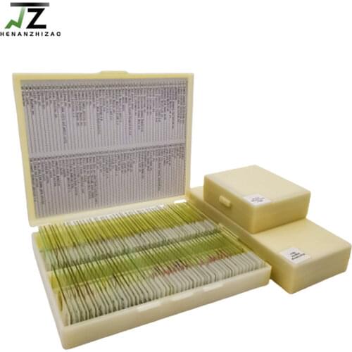 200 pieces school teaching microscope plant animal insect and histology preparations prepared slides