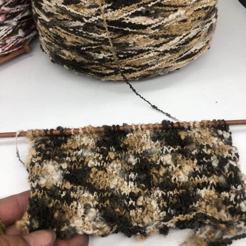 500g Fancy wool Yarn for hand knitting Fleece Crochet yarn to knit Velvet Painting line threads DIY handmake Crocheting