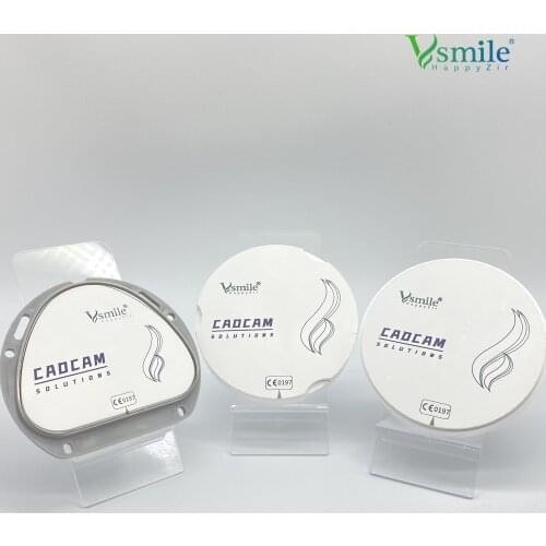 98mm Dental Zirconia Disc ST Milling Ceramic Block For Bridge Crown Framework Abutments Making Compatible With Roland VHF Imes