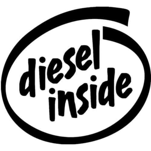 Three Ratels TZ-843 11*12cm 1-5 pieces car sticker diesel inside auto sticker car stickers removable