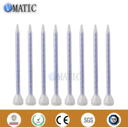 Free Shipping 5pcs ME05-24 Plastic Nozzles Duo Pack Epoxies Silicone Mixing Tube Resin Static Mixer For AB Glue Mix