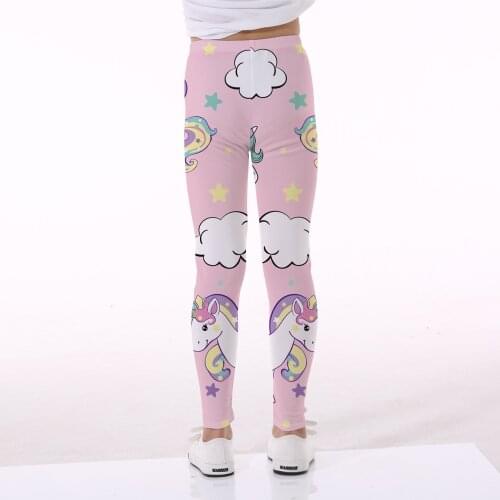 Kids Pants Unicorn Legging Girls Trousers Leggings for Girls Legging Elasticity Breathable Soft Print Baby Boy Girls Pants