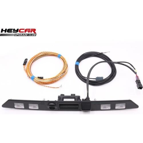 FOR NEW Audi A5 B9 Cabriolet Rear View Camera Trunk handle with High Guidance Line Wiring harness