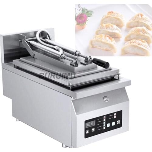 Electric Fried Dumpling Machine Commercial Double-Furnace Frying Pan Full-Automatic Food Frying Cooker