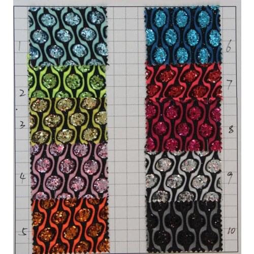 Factory wholesale mesh glitter fabric clairvoyance glitter material glitter dot Star new