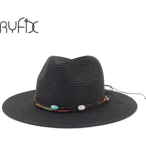 Summer new style mens leisure straw hat outdoor beach sun hat popular HA124