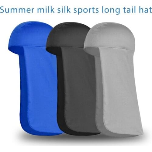 Summer Outdoor Sports Long Tail Cap Riding Breathable Turban Cap Fishing Baotou Cap Mountaineering Shawl Sun Hat