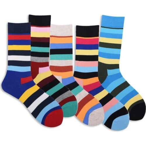 Peonfly Collection New All Colorful Brand Man Men Socks Stripe, Cotton Sock Free Shipping