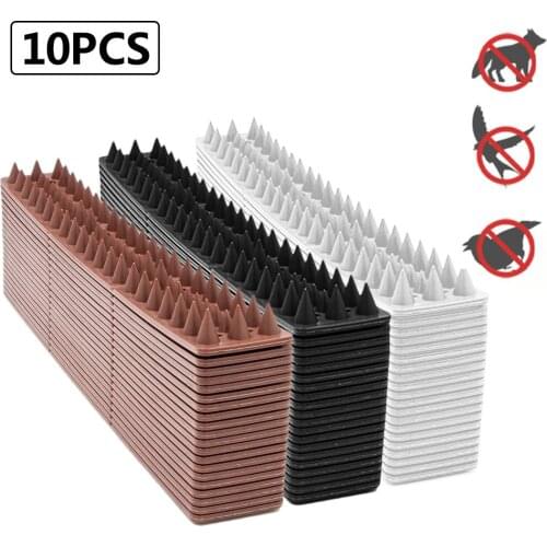 Plastic Anti Bird Spikes Wall Fence Anti Climbing Cats And Scare Birds Pest Control On Wall Window Railing Yard Bird Spikes