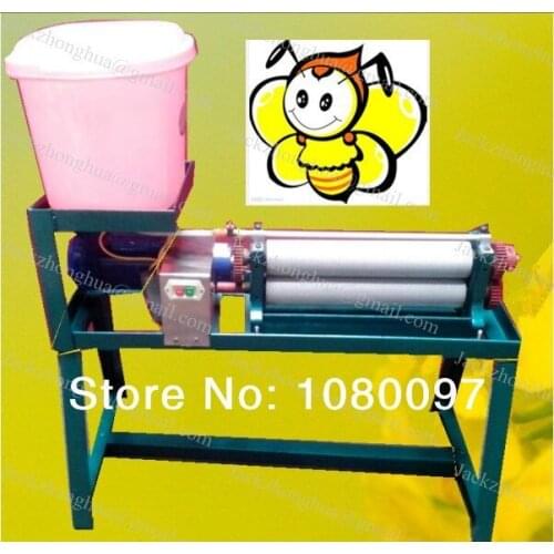 86*450mm spray electric beeswax comb foundation sheet roller mill machine