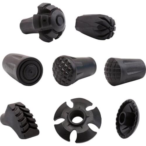 Basket snow sport Trekking pole nordic rubber camp hike protector climb replacement alpenstock outdoor tip cap walk stick cane