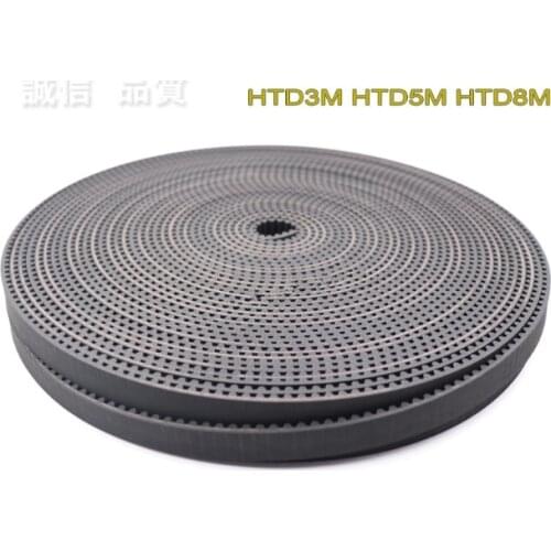 Rubber opening belt HTD3M HTD5M HTD8M opening belt Opening timing belt