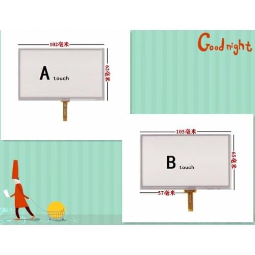 4.3 inch touch scree for HSD043I9W2 A10 R00 AT043TN24 HSD043I9W1 A00 A20 BL0430007A1 B02