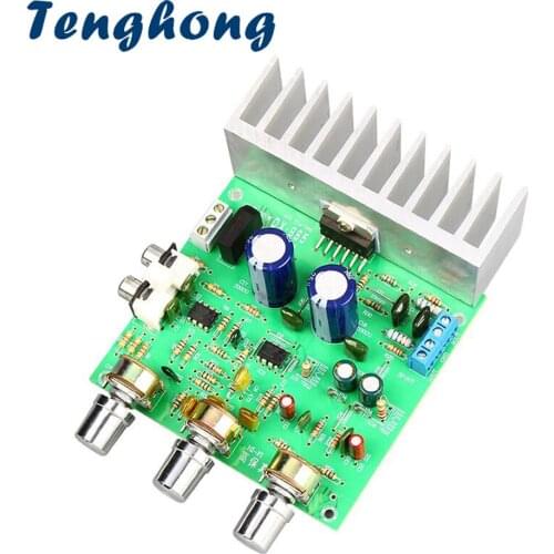 Tenghong TDA7265 Audio Amplifiers Board 40W*2 2.0 Channel Stereo Power Sound Amplifier Dual AC12-15V Speaker Hifi Amplificador