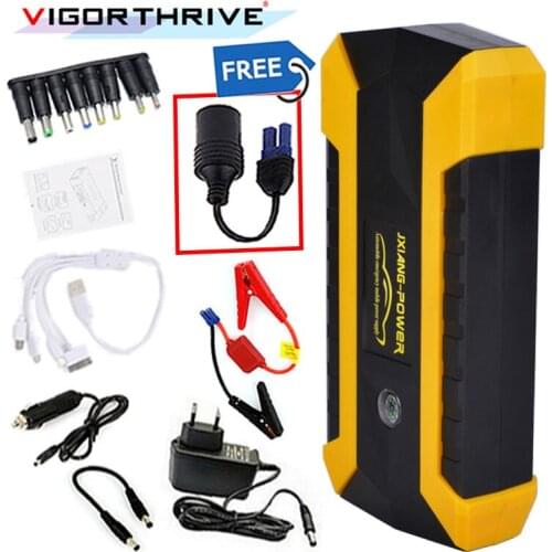 12V Power Bank Emergency Discharge Mini Emergency Charger Battery Booster Car Jump Starter For Petrol Car Petrol Starting Device