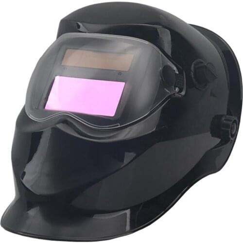 Helmet Shield Solar AAA Battery Auto Varnishing Mask Replacement with Head-Mounted Automatic Dimming Feature(Without Battery)