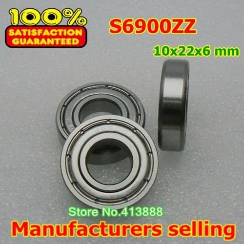 1pcs) SUS440C environmental corrosion resistant stainless steel deep groove ball bearings S6900ZZ 10*22*6 mm