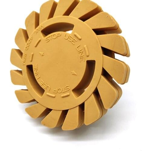 4 Inch 100mm Car Eraser Wheel Smooth Power Drill Adapter Decal Removal Paint Repair Rubber Effective Practical Quick Pinstripe