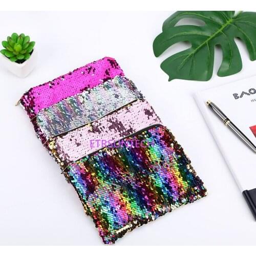 60pcs/lot Women Reversible Sequins Mermaid Glitter Make Up Pouch Fashion Handbag Popular Lady Cosmetic Bag Evening Clutch Bag