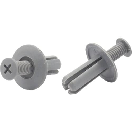 8mm Hole Auto Plastic Screw Push-Type Big Cover Expanding Rivet Panels Trim Retainer Fasteners Clips Universal (Fit Size)