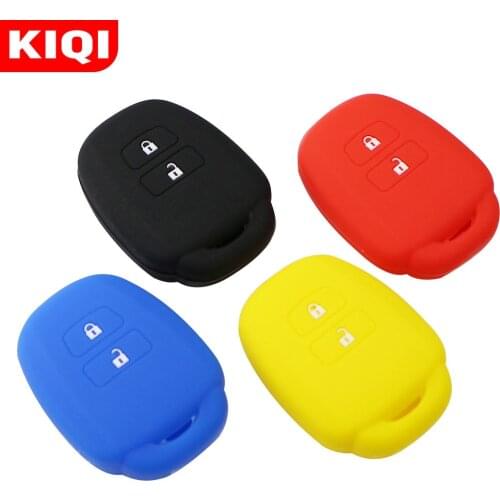 Car Key Silicone Case Key Protection Cover for Toyota Yaris Camry Corolla Echo Rav4 Prado Highlander Reiz 2 Buttons 2010 - 2019
