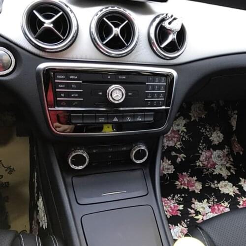 CD control panel trim For mercedes cla w117 mercedes cla amg mercedes gla x156 amg cla 200 accessories benz cla 250 gla amg