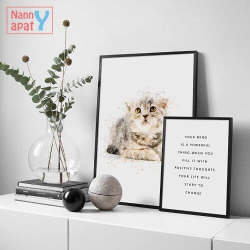 Kids Room Home Decoration Kawaii Labrador Dog Cat Nordic Posters And Prints Wall Art Canvas Painting Animals Wall Picture
