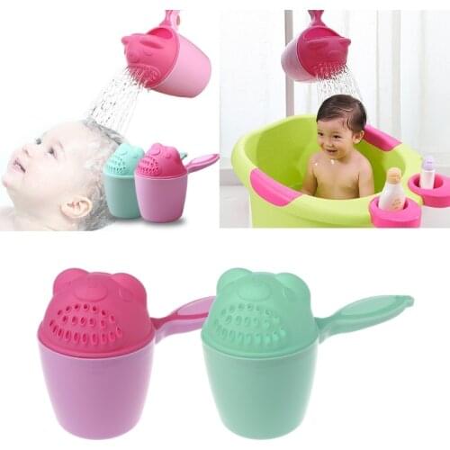 Baby Bath Cap Kids Washing Hair Shampoo Cartoon Children Shower Cup