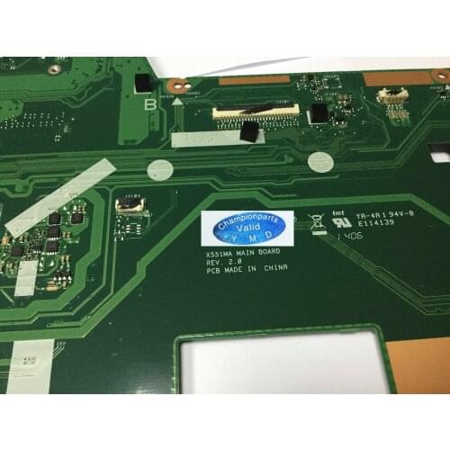 HOT NEW !!!! X551MA FREE SHIPPING Laptop motherboard Fit for ASUS X551MA Notebook pc COMPARE BEFORE ORDER