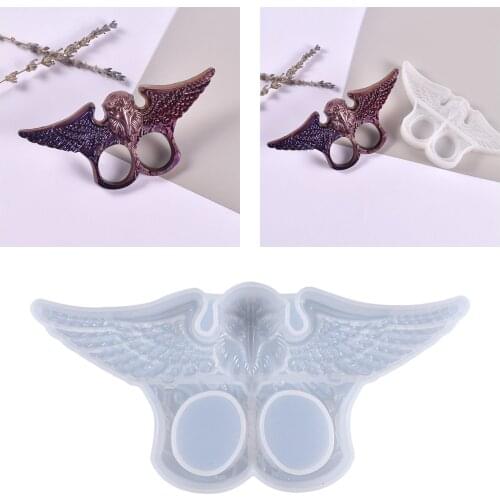 DIY Epoxy Silicone Mold Epoxy Resin Eagle Shape Mould for Jewelry Casting Keychain Decoration Craft Making Supplies
