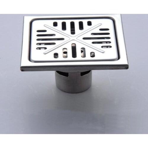 Newest Stainless Steel Deep Water Deodorant Floor Drains Strainers Covers Self Suction Type Floor Drains Filter Wholesale