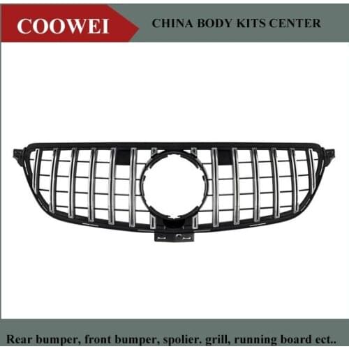 GT R grille Suitbale for Mercedes Benz GLE W166 2015+/ ML 2012-2015 front mesh grille GLE gle400 gle450