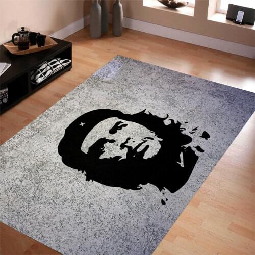 Che Guevara Patterned Carpet ,Non Slip Floor Carpet,Teens Carpet,Turkish Rug