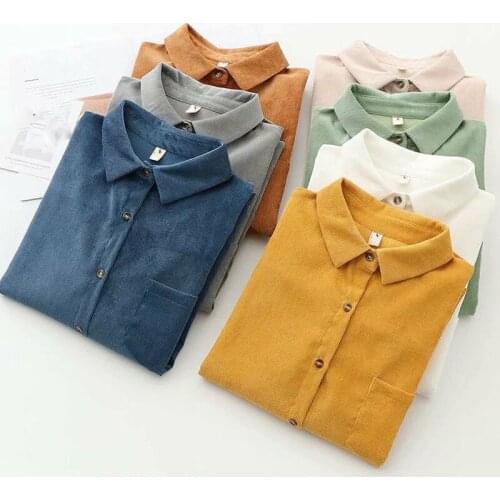 Lucyever Women's Corduroy Shirts